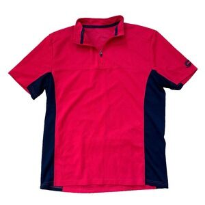 Cannondale Cycling Jersey Men's M Red Short Cycling Sleeve Rear Pockets Shirt